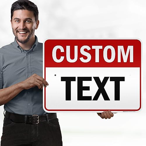 Custom Sign Custom Sign for Business (Header - Horizontal / 18x24 - Aluminum Reflective)