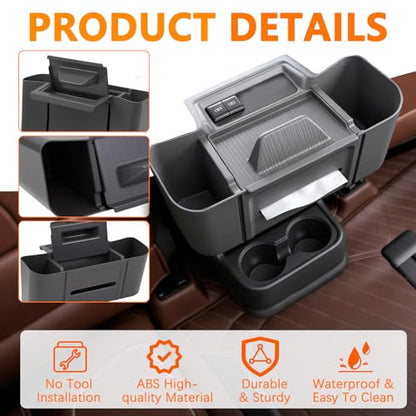 Rear Center Console Hanging Organizer for Toyota Sienna 2021 (for Toyota Sienna 2021-2026)