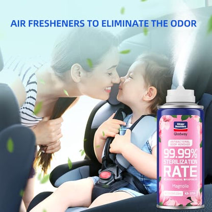 Glodway Car Air Freshener Spray (6 Ounce (Pack of 3) / Pink)