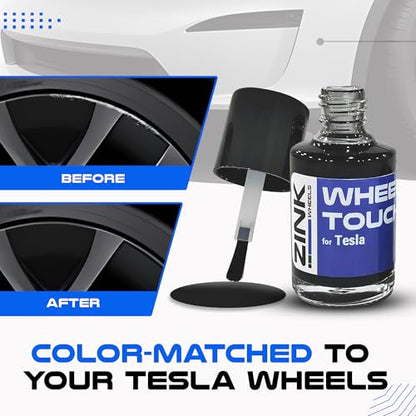 Premium Tesla Wheel Curb Rash Repair Kit for 21" Model Y grey Arachnid 2.0 wheels (Tesla Model Y / 21" Grey Arachnid 2.0)