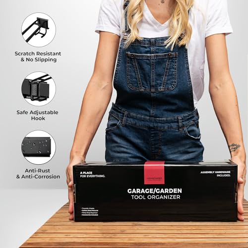 Garage Wall Organizer (Black / 48" (0 Shelves))