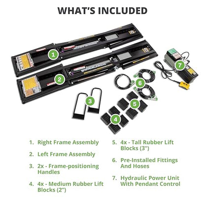 8000TL Portable Car Lift with 8 (8,000 lb)