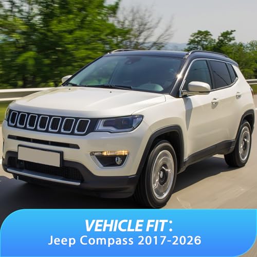 Vent Window Visors for Jeep Compass 2017 (Compass 2017-2026)