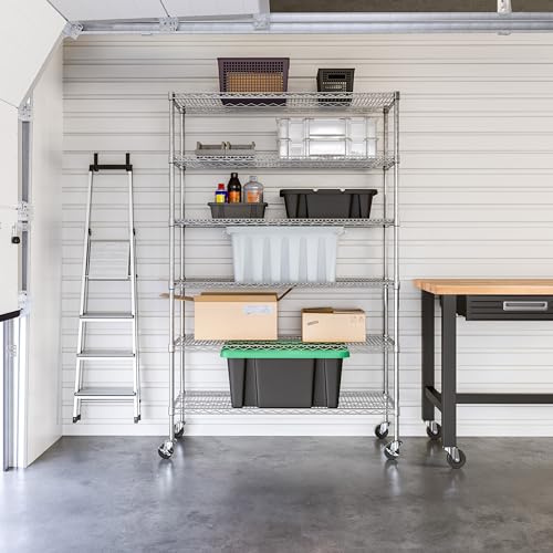 UltraDurable 6 (Steel / 6-Tier Shelving, 48" W x 18" D)