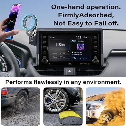 Car Phone Holder for 2019 (fit for 2019-2025 Toyota RAV4 (7/8 Inch Screen))