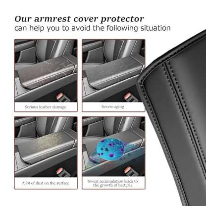for 2025 2026 Tesla Model Y Armrest Cover for 2025 2026 Tesla Model Y Center Console Cover Tesla Model Y 2025 2026 Accessories Console Cushion 2025 2026 Model Y Seat Box Cover [Durable (for 2025 2026 Model Y Type2)