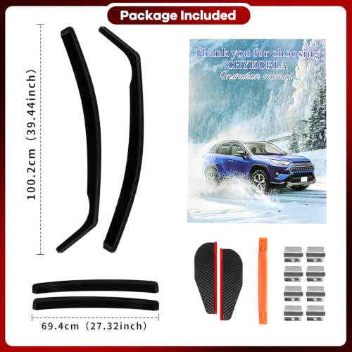 in Channel Rain Guards Fit for Kia Sportage 2017 2018 2019 2020 2021 2022 (For 2017-2022 Sportage KX5)