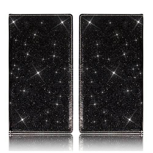Car Registration & Insurance Card Holder (Glitter Black)