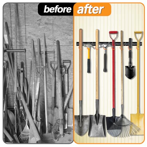 12×16" All Metal Garden Tool Organizer (12×16 Inch)