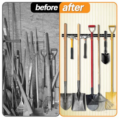12×16" All Metal Garden Tool Organizer (12×16 Inch)
