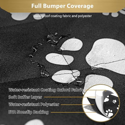 SUV Cargo Liner for Dogs (Paw / Large Extended (With Flaps) 93")