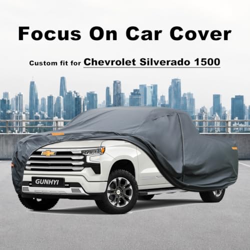 Premium Truck Cover Custom Fit Chevrolet Silverado 1500 Crew Cab Short Bed (06 Chevrolet / 6.24 Silverado 1500 Crew Cab Short Bed)