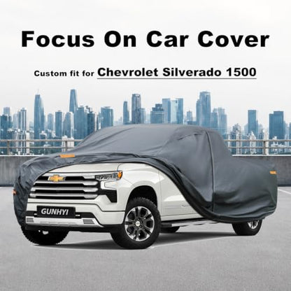 Premium Truck Cover Custom Fit Chevrolet Silverado 1500 Crew Cab Short Bed (06 Chevrolet / 6.24 Silverado 1500 Crew Cab Short Bed)