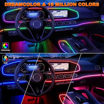 Interior Car LED Strip Lights (10 Pieces)