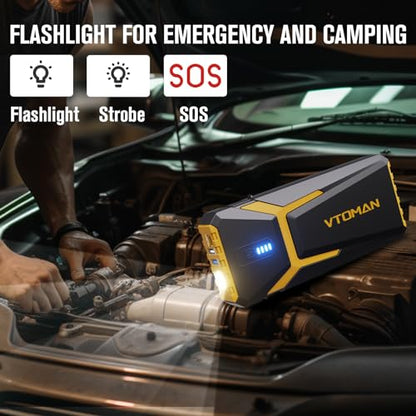 V10 Pro 4500A Jump Starter (Yellow)