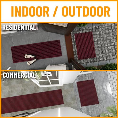 2x14 Hallway Runner Rug (Red / 2' x 14' (Runner))