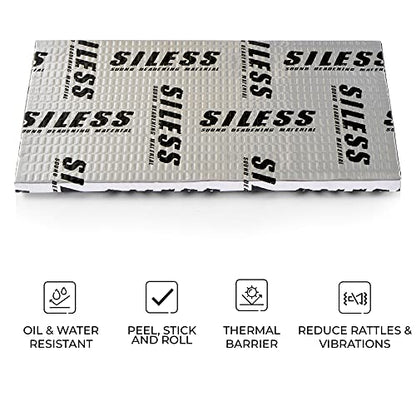 80 mil (2mm) 36 sqft (3.4 sqm) Car Sound Deadening mat - Butyl Automotive Sound Deadener - Noise Insulation and Vibration Dampening Material (36 sqft) (36 sqft)