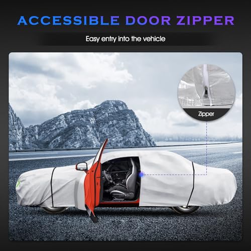 Car Cover Custom Fit for Toyota Corolla 2000 (Fit for Toyota Corolla / Honda Silver)
