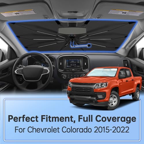Windshield Sun Shade Umbrella for Chevrolet Colorado 2015 (for Chevrolet Colorado 2015-2022)