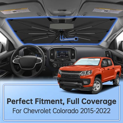 Windshield Sun Shade Umbrella for Chevrolet Colorado 2015 (for Chevrolet Colorado 2015-2022)
