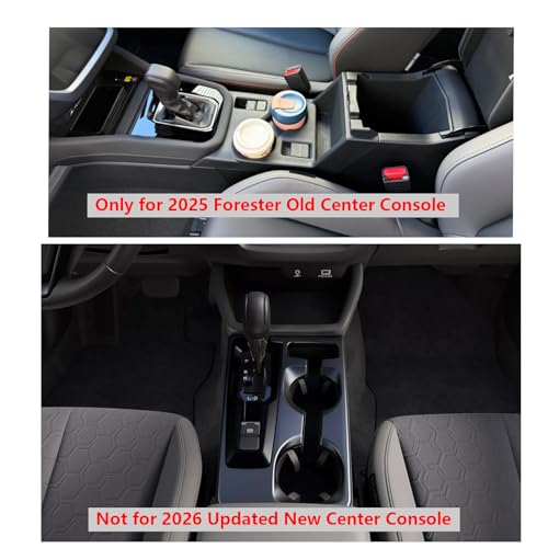 for 2025 Forester Armrest Cover for Subaru Forester 2025 Accessories [Not for 2026 Forester Updated Console] 2025 Forester Center Console Cover Middle Console Cover