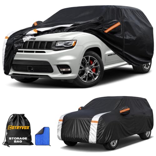 Multi Layer Car Cover Custom Fit for Jeep Grand Cherokee (Custom fit Jeep grand Cherokee / SUV car cover)