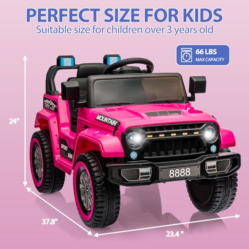 Kids Ride On Truck Car (Pink)