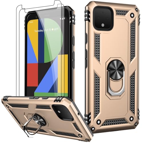 for Google Pixel 4 XL Case with Screen Protector (Yellow / Google Pixel 4 XL)
