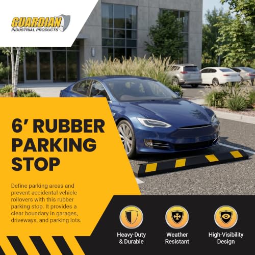 Rubber Parking Stopper Curb (6 Foot)