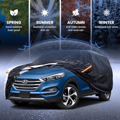 Multi Layer Car Cover Custom Fit for Hyundai Tucson (Custom fit Hyundai Tucson(ix35) / SUV car cover)