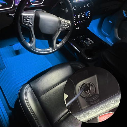 Car LED Strip Light (Ice Blue / USB)