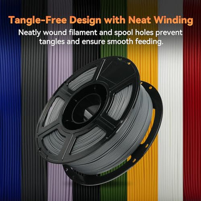 PLA Filament 1.75mm + (Matte Grey)