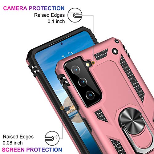 for Galaxy S21 Case (Galaxy S21 (Small 6.2") / Rose Gold)