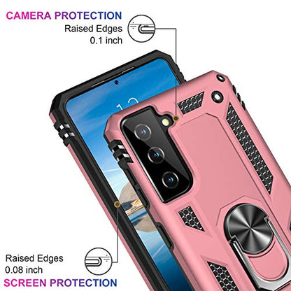for Galaxy S21 Case (Galaxy S21 (Small 6.2") / Rose Gold)