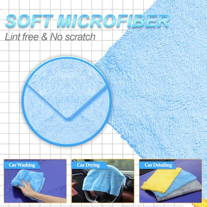 Car Wash Drying Towels (Blue)