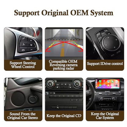 12.3 Inch CarPlay for BMW 3 5 Series E60 E61 E62 CCC 2005 (12.3inch)