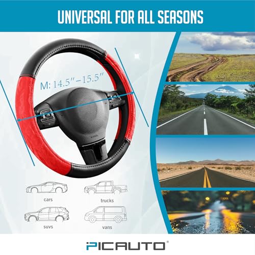 Steering Wheel Cover (Red)