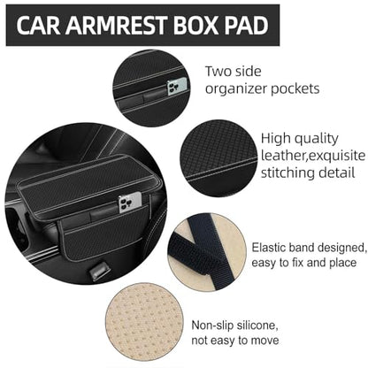 10 Pcs Car Floor Mats Full Set Car Accessories (Car Floor Mats Set / White Line)