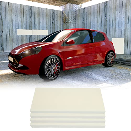 4pcs Car Garage Wall Guard Door Bumper Protector White (400*200*15mm)