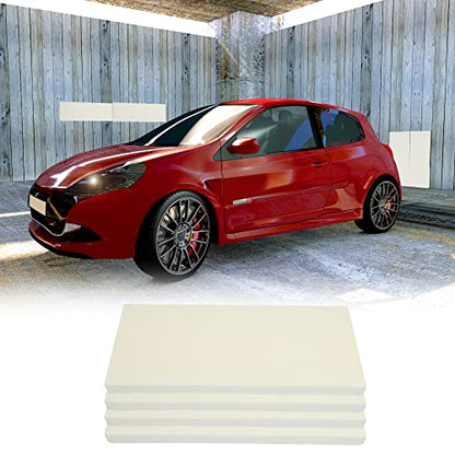 4pcs Car Garage Wall Guard Door Bumper Protector White (400*200*15mm)