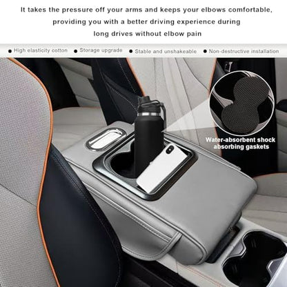 Car Center Console Armrest Pillow (Gray, Normal)