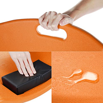 36" L X 17" W x 4.25" H Vehicle Repair Low Profile Automotive Creeper w (Orange / 36 Inches)