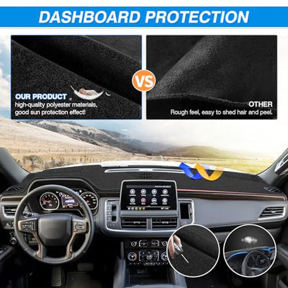 Dash Cover for Chevy Suburban (55.12*19.29(Suburban/Tahoe 21-23))