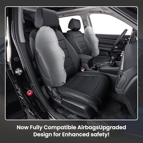 Custom Seat Covers for KIA Sportage Hybrid & Plug (Black / 2023-2026 Hybrid/Plug-In Hybrid(No Hybrid LX ))