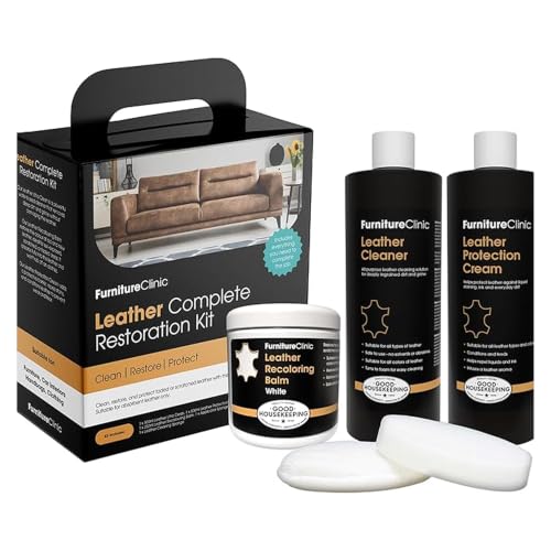 Leather Complete Restoration Kit (White / Complete Kit)
