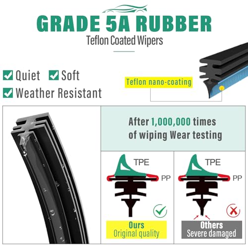Windshield Wiper Blades Replacement for Honda Odyssey 2005 (26"+22"+16")