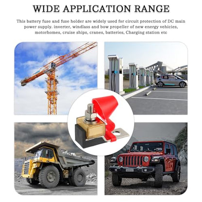 MRBF Terminal Fuse Block 175 AMP Marine Rated Battery Fuse 58V DC Max IP66 Waterproof Fuse Holder 175A (175A)