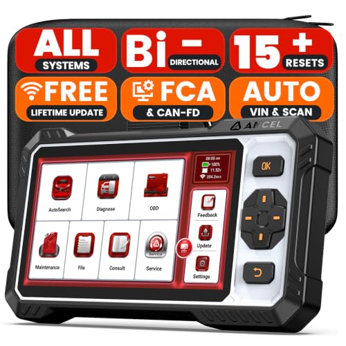 FX6100 Bidirectional OBD2 Scanner (Blcak)