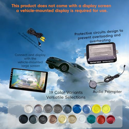 Parking Sensor Kit LCD (Silver)
