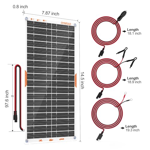 White Portable 10W 12V Solar Car Battery Charger Maintainer (10W)